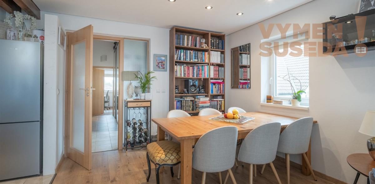 VYMEŇ SUSEDA! - Luxusné bývanie s atmosférou rodinného domu – 4-izbový mezonet so záhradou |Dunajská Lužná