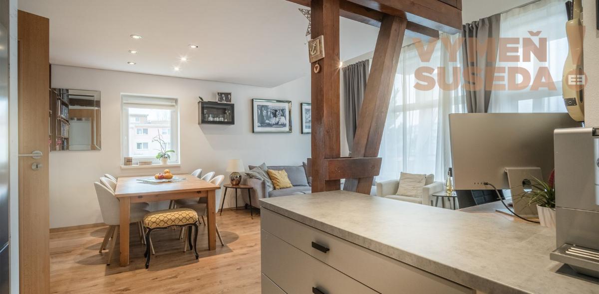 VYMEŇ SUSEDA! - Luxusné bývanie s atmosférou rodinného domu – 4-izbový mezonet so záhradou |Dunajská Lužná