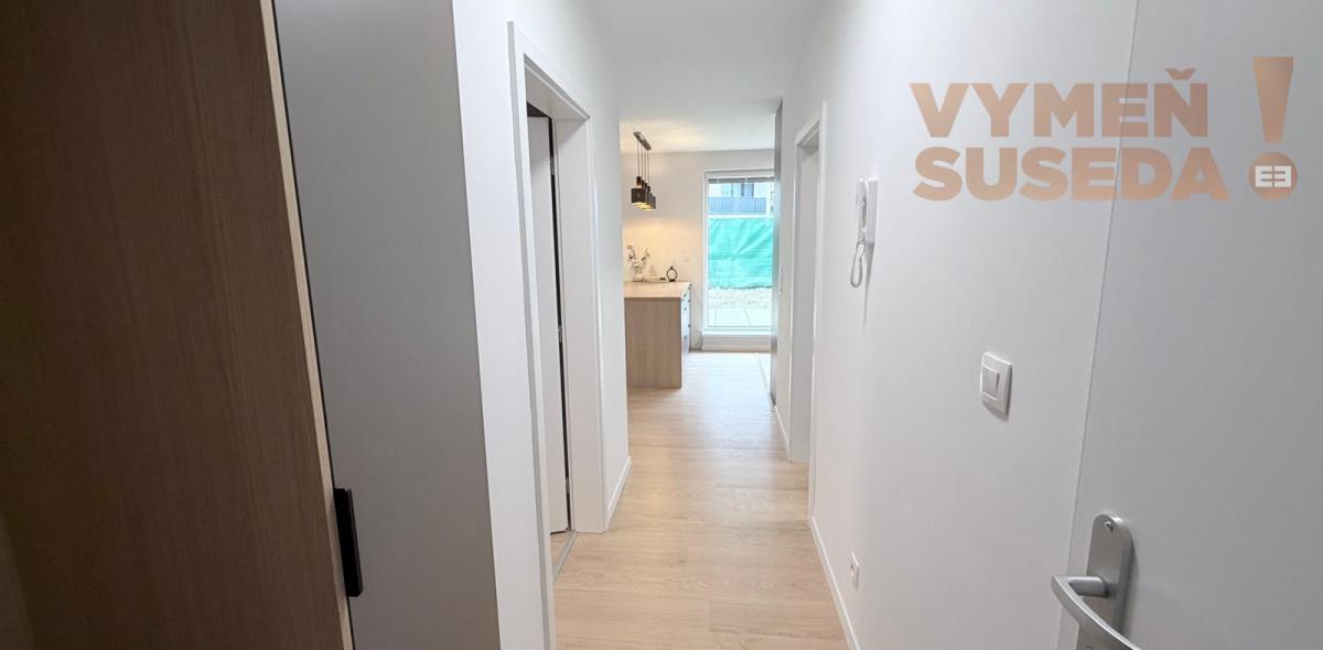 VYMEŇ SUSEDA! - 2-izbový byt s predzáhradkou v novostavbe Rendez - Ul. Eduarda Wenzla, BA III. Rača