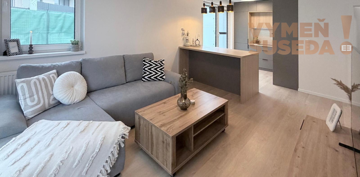 VYMEŇ SUSEDA! - 2-izbový byt s predzáhradkou v novostavbe Rendez - Ul. Eduarda Wenzla, BA III. Rača