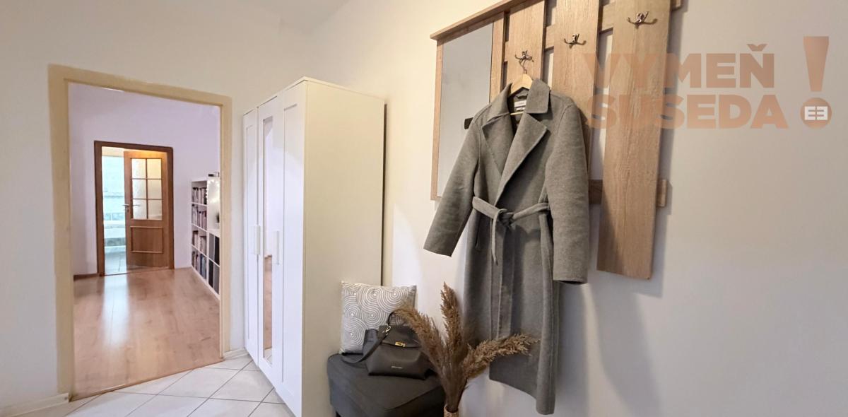 VYMEŇ SUSEDA! - 2,5 - izbový zariadený byt v najobľúbenejšej mestskej časti BA Ružinov – Haburská ulica