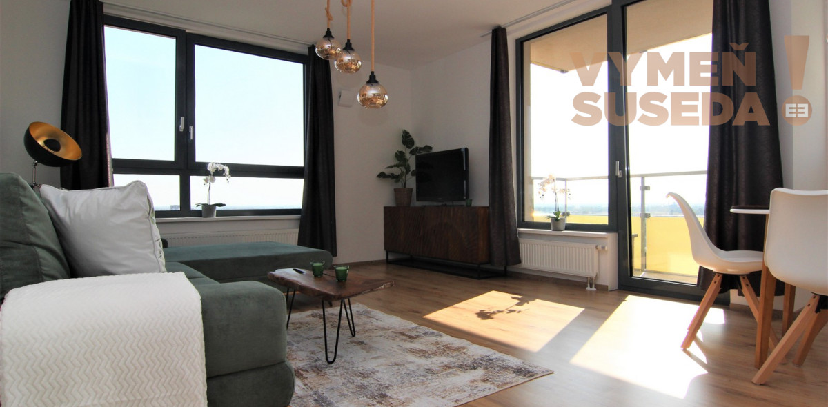 VYMEŇ SUSEDA! - JEDINEČNÝ 3 IZB. BYT S DVOMA BALKÓNMI A KRÁSNYM VÝHĽADOM, GARÁŽ+PIVNICA, NOVOSTAVBA, NIVY