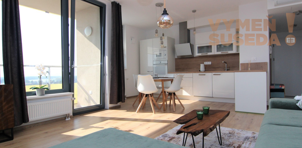 VYMEŇ SUSEDA! - JEDINEČNÝ 3 IZB. BYT S DVOMA BALKÓNMI A KRÁSNYM VÝHĽADOM, GARÁŽ+PIVNICA, NOVOSTAVBA, NIVY