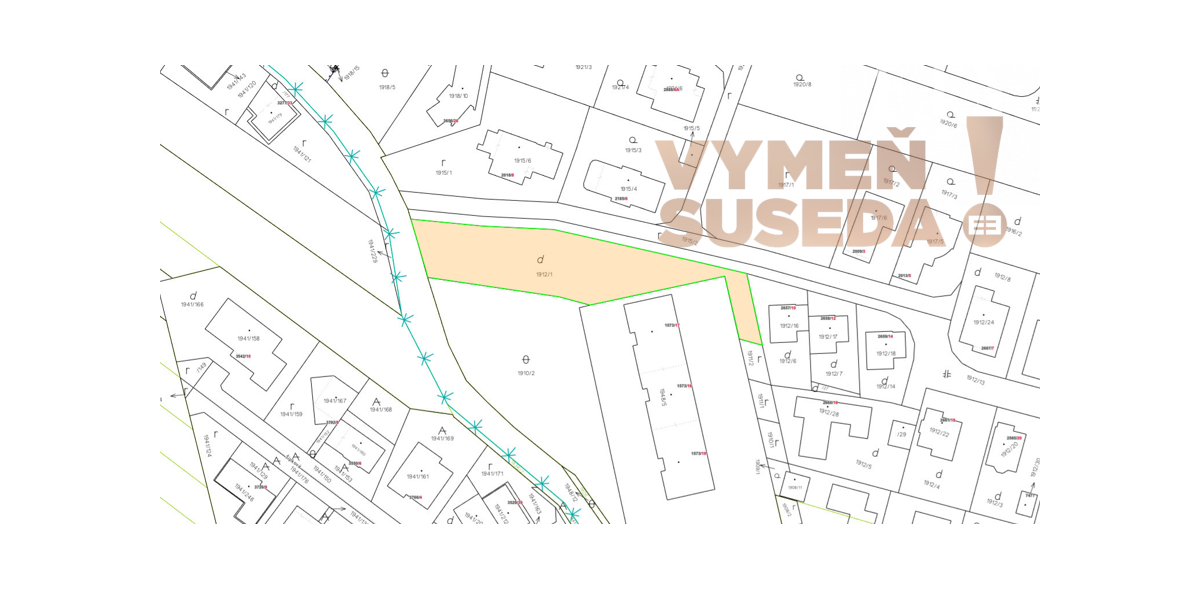 VYMEŇ SUSEDA! - Výnimočný, stavebný pozemok na predaj 1154.00 m2 + podiel na ceste, všetky IS, Stupava.