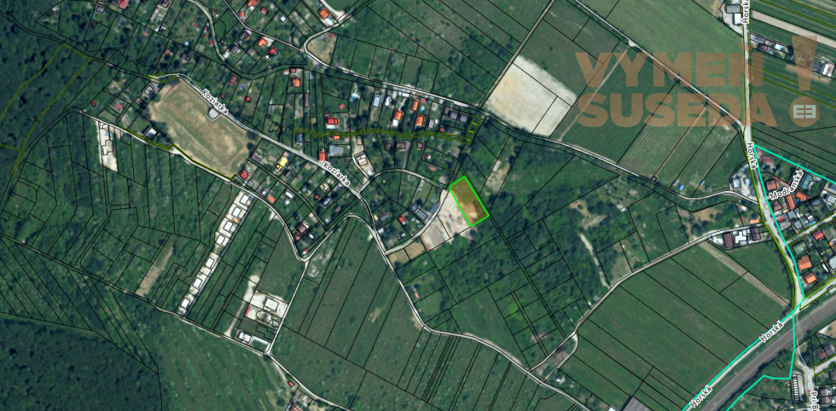 VYMEŇ SUSEDA! - VÝNIMOČNÝ POZEMOK BRATISLAVA III – NOVÉ MESTO, VINOHRADY – KOZIARKA 1502.00m2.