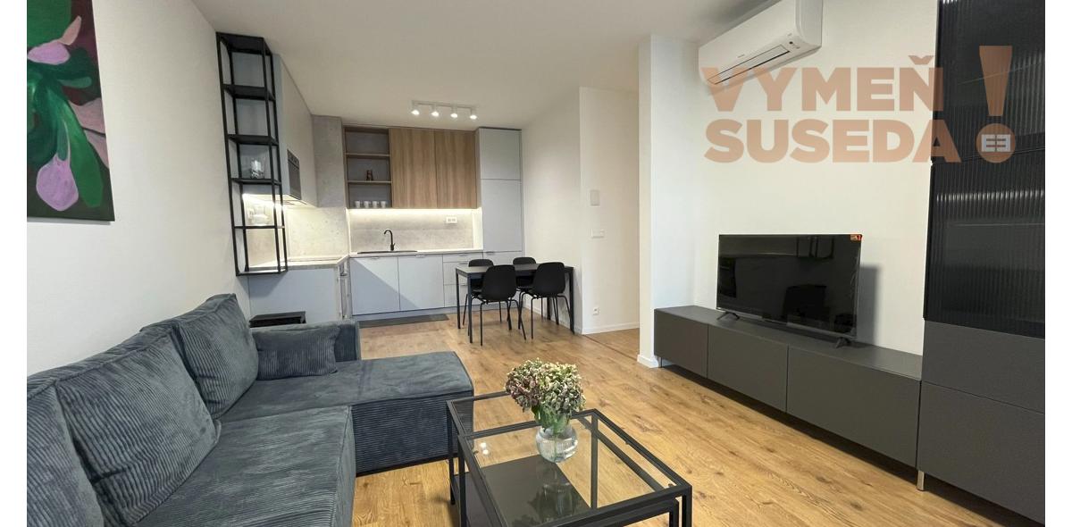 VYMEŇ SUSEDA! – VÝNIMOČNÝ KLIMATIZOVANÝ 2 IZB.  BYT S DVOMA BALKÓNMI , LABUTIA UL., BA V, PETRŽALKA