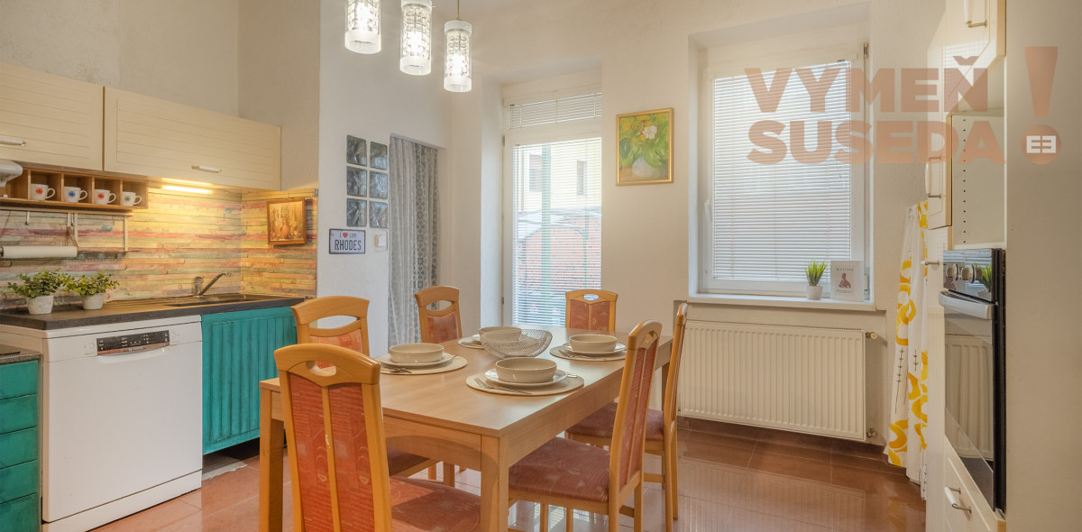 VYMEŇ SUSEDA! - Výnimočný 3 izb. TEHLOVÝ, staromestský byt 91.55 m2 s východom na terasu, Dostojevského rad, Staré mesto - BA I.