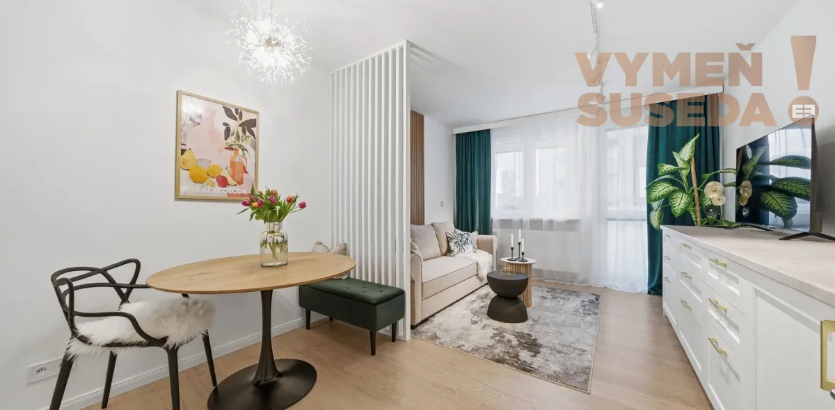VYMEŇ SUSEDA! – VÝNIMOČNÝ 1 IZBOVÝ BYT V RUŽINOVE NA REZEDOVEJ ULICI