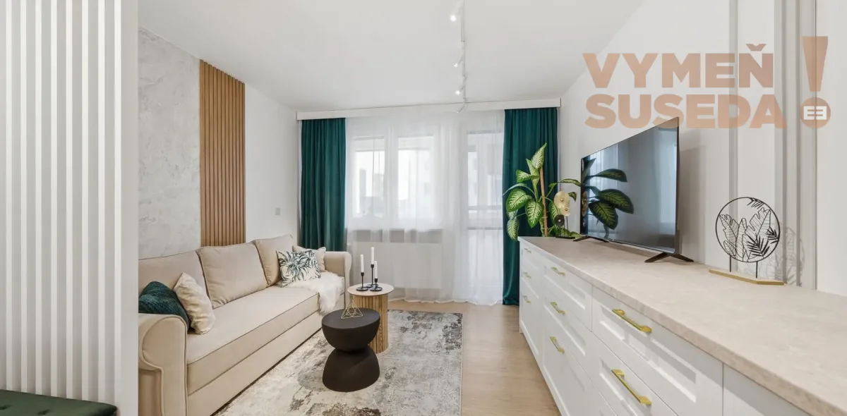 VYMEŇ SUSEDA! – VÝNIMOČNÝ 1 IZBOVÝ BYT V RUŽINOVE NA REZEDOVEJ ULICI