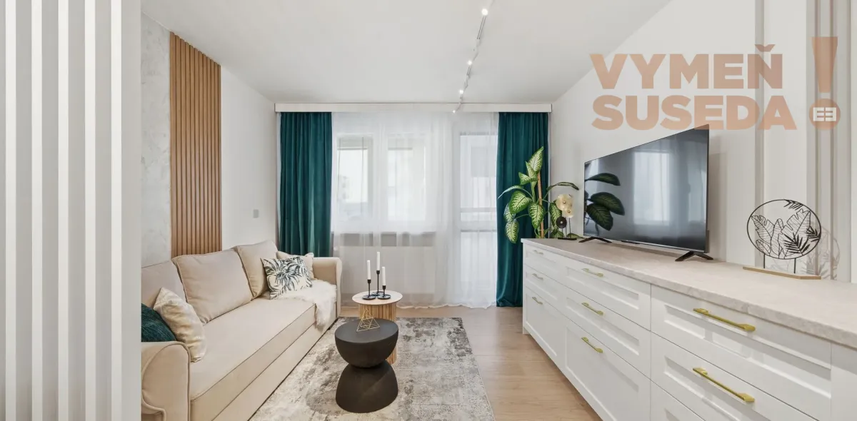 VYMEŇ SUSEDA! – VÝNIMOČNÝ 1 IZBOVÝ BYT V RUŽINOVE NA REZEDOVEJ ULICI