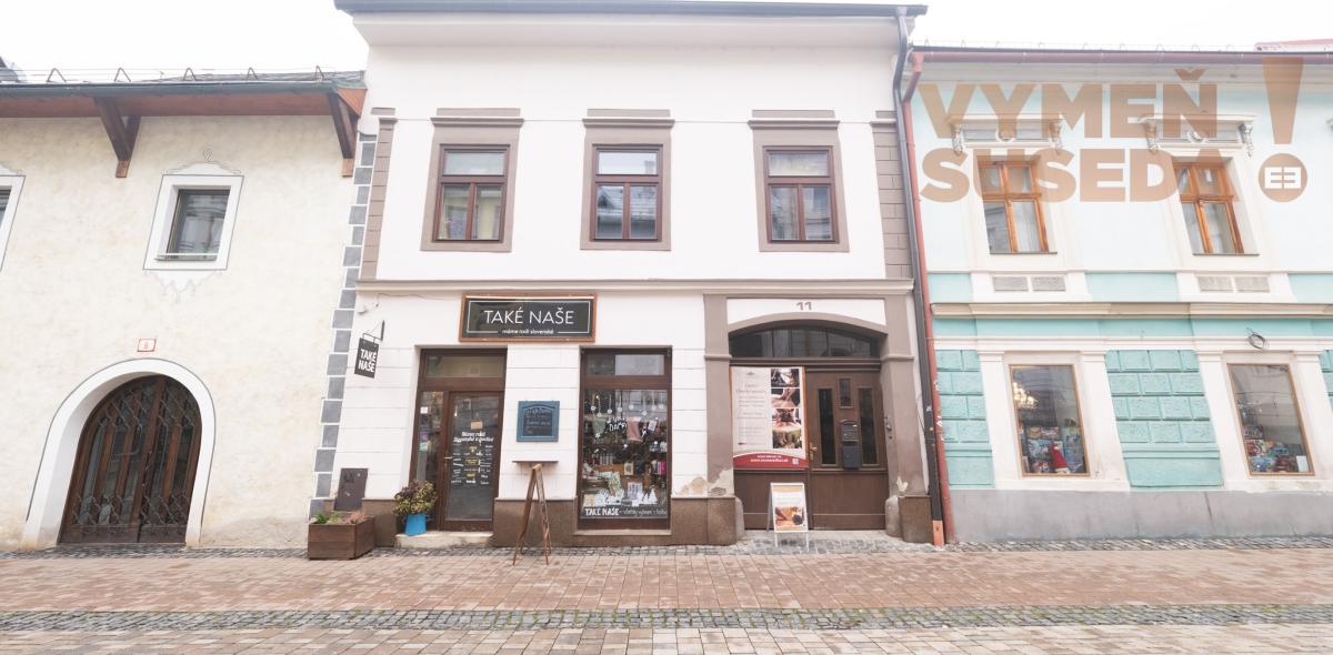 ESTATE INVEST – Exkluzívna investičná nehnuteľnosť o výmere 1000m2 s luxusným veľkometrážnym bytom v centre mesta Banská Bystrica