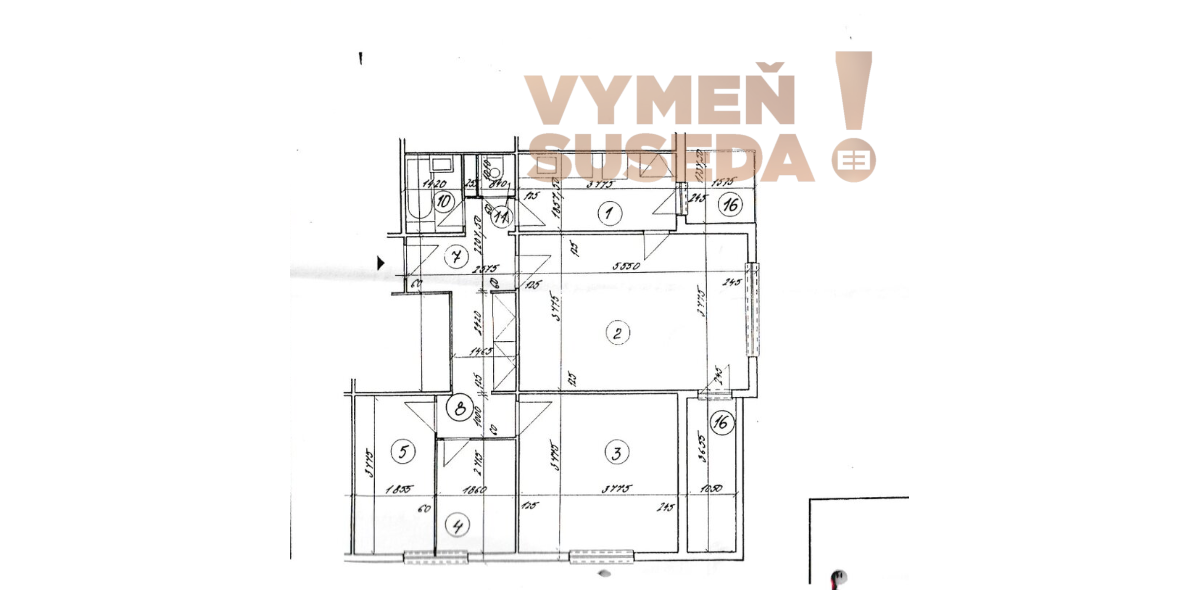VYMEŇ SUSEDA! - Výnimočný  4-izbový byt v Ružinove s dvoma loggiami – Martinčekova ulica.