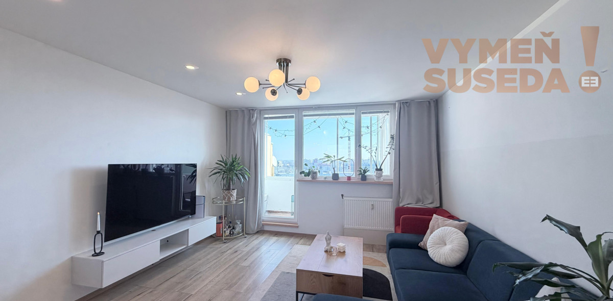 VYMEŇ SUSEDA! - Prenájom 4 - izbový byt, 2x walk-in šatník, 2 kúpeľne, klimatizácia BA Nivy – Palkovičova ulica.