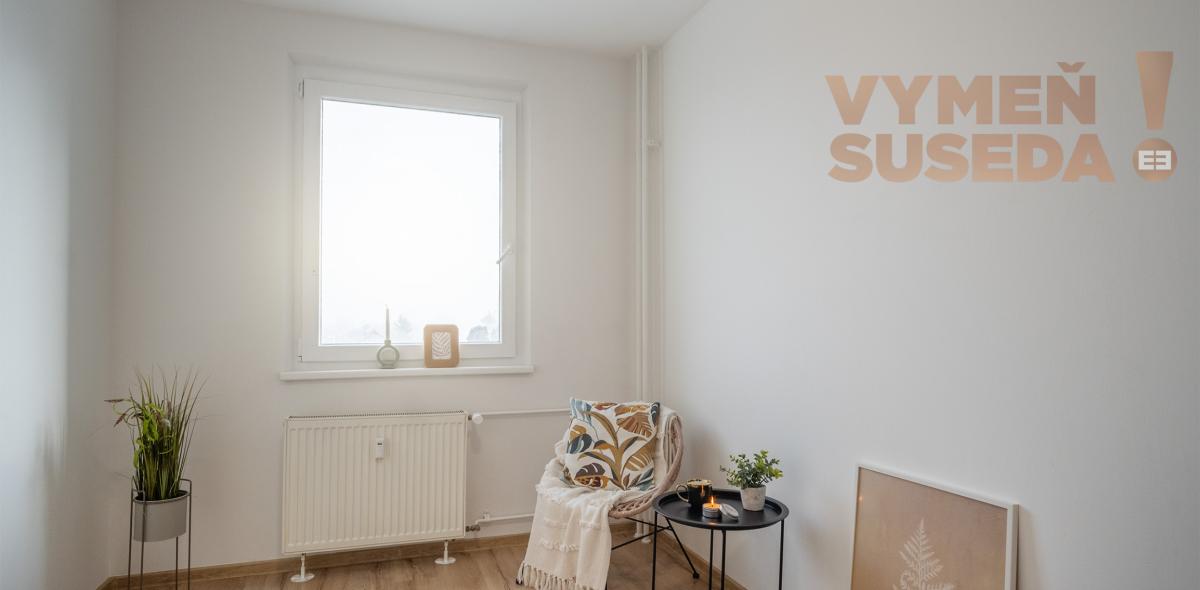 VYMEŇ SUSEDA! – KOMPLETNE ZREKONŠTRUOVANÝ 2 IZB. BYT S LOGGIOU A PARKOVACÍM MIESTOM, VLČIE HRDLO, BRATISLAVA II, RUŽINOV.