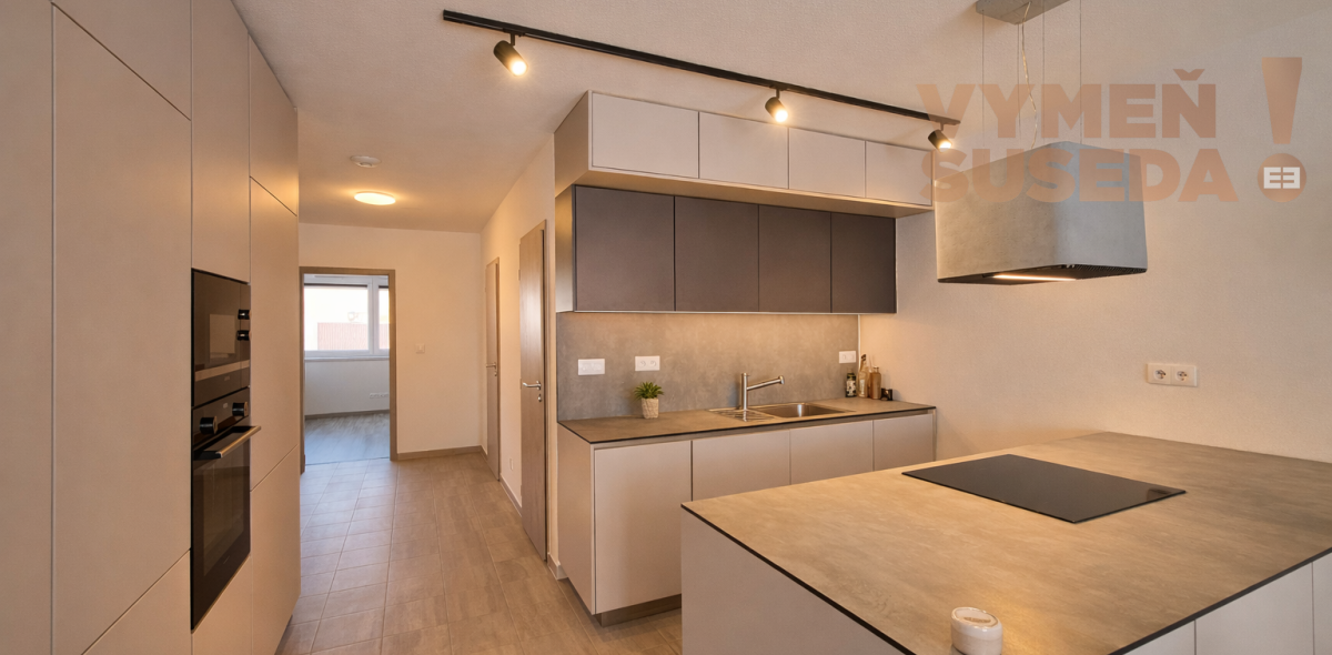 VYMEŇ SUSEDA! - Výnimočný, 3 izb. zariadený byt s terasou a parkovaním, s úžasným výhľadom na Bratislavu, Lužná ul., BA V.