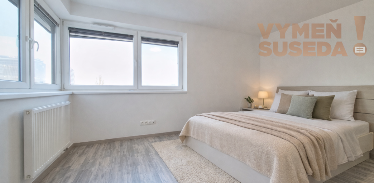 VYMEŇ SUSEDA! - Výnimočný, 3 izb. zariadený byt s terasou a parkovaním, s úžasným výhľadom na Bratislavu, Lužná ul., BA V.