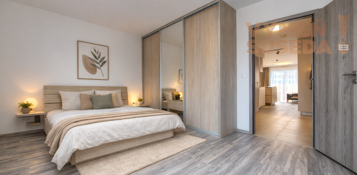 VYMEŇ SUSEDA! - Výnimočný, 3 izb. zariadený byt s terasou a parkovaním, s úžasným výhľadom na Bratislavu, Lužná ul., BA V.