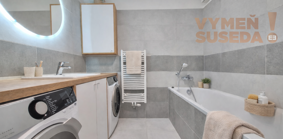 VYMEŇ SUSEDA! - Výnimočný, 3 izb. zariadený byt s terasou a parkovaním, s úžasným výhľadom na Bratislavu, Lužná ul., BA V.