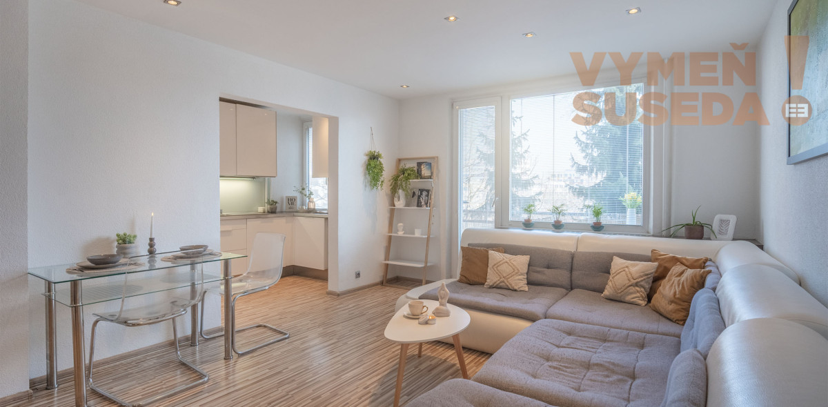 VYMEŇ SUSEDA! - VÝNIMOČNÝ 3 IZB. KOMPLETNE ZREKONŠTRUOVANÝ BYT s BALKÓNOM, VYHĽADÁVANÁ LOKALITA RUŽINOV, HABURSKÁ UL., BA II.