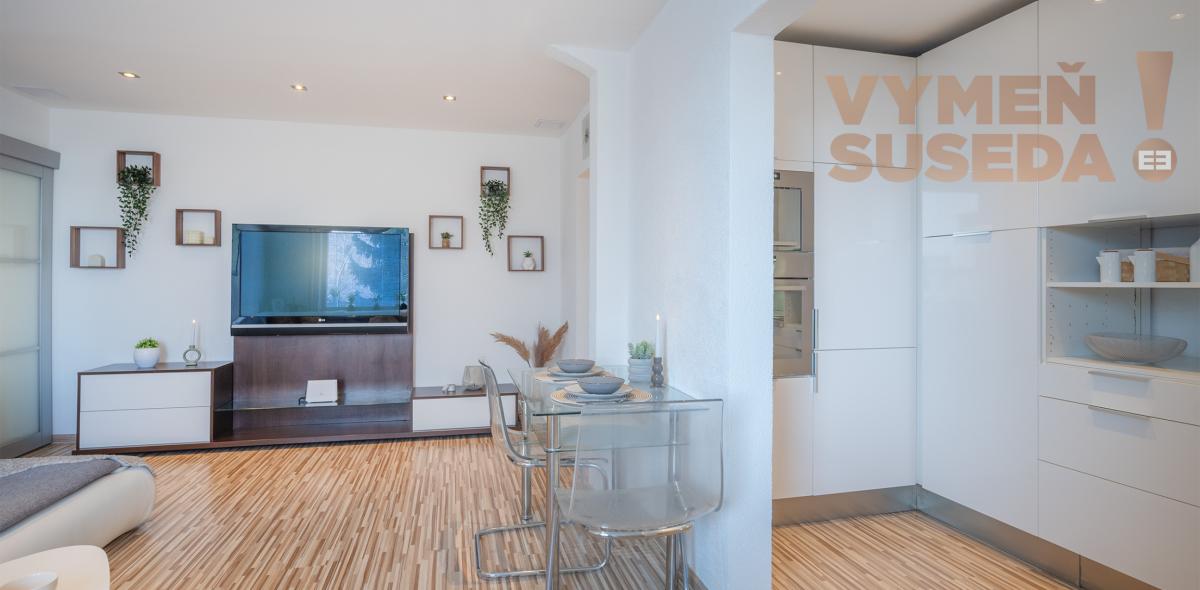 VYMEŇ SUSEDA! - VÝNIMOČNÝ 3 IZB. KOMPLETNE ZREKONŠTRUOVANÝ BYT s BALKÓNOM, VYHĽADÁVANÁ LOKALITA RUŽINOV, HABURSKÁ UL., BA II.