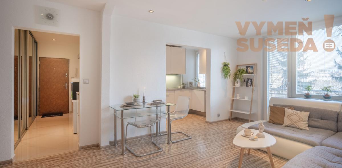 VYMEŇ SUSEDA! - VÝNIMOČNÝ 3 IZB. KOMPLETNE ZREKONŠTRUOVANÝ BYT s BALKÓNOM, VYHĽADÁVANÁ LOKALITA RUŽINOV, HABURSKÁ UL., BA II.