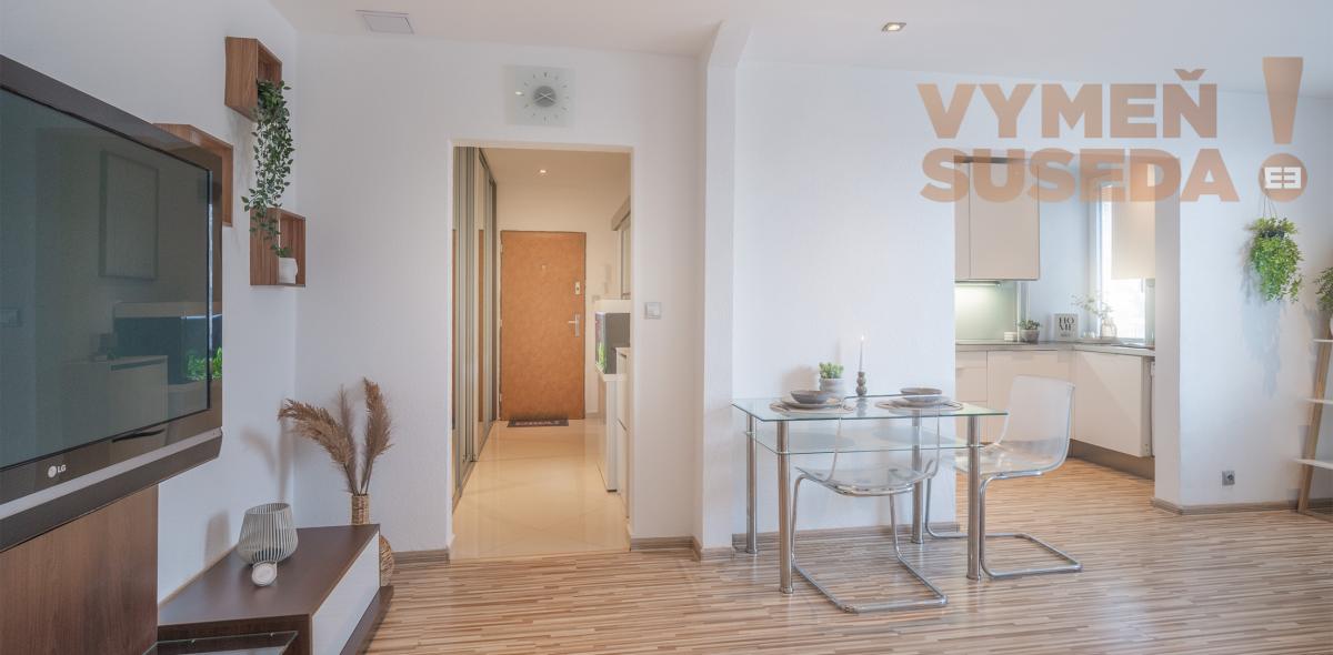 VYMEŇ SUSEDA! - VÝNIMOČNÝ 3 IZB. KOMPLETNE ZREKONŠTRUOVANÝ BYT s BALKÓNOM, VYHĽADÁVANÁ LOKALITA RUŽINOV, HABURSKÁ UL., BA II.