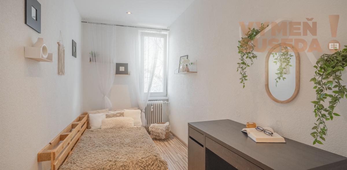 VYMEŇ SUSEDA! - VÝNIMOČNÝ 3 IZB. KOMPLETNE ZREKONŠTRUOVANÝ BYT s BALKÓNOM, VYHĽADÁVANÁ LOKALITA RUŽINOV, HABURSKÁ UL., BA II.