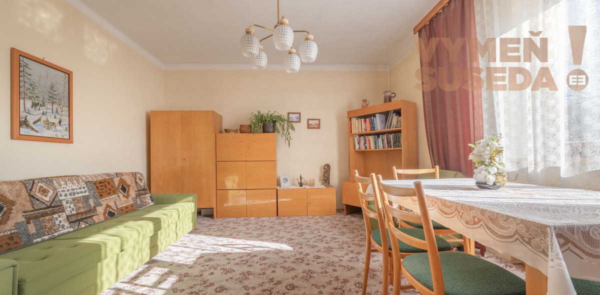 VYMEŇ SUSEDA! - Na predaj pekný 4 izbový rodinný dom v obci Slovenská Ľupča – pri meste Banská Bystrica