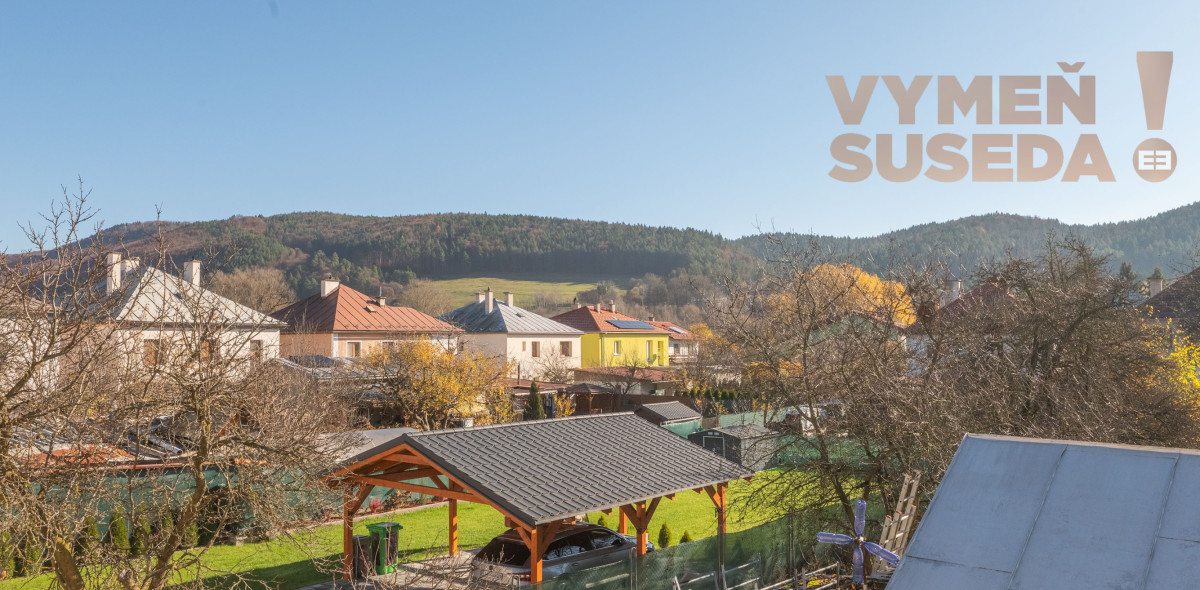 VYMEŇ SUSEDA! - Na predaj pekný 4 izbový rodinný dom v obci Slovenská Ľupča – pri meste Banská Bystrica