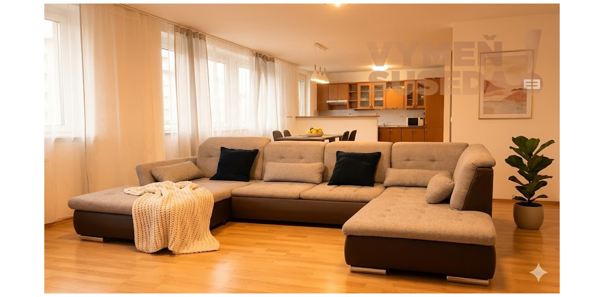 VYMEŇ SUSEDA! – VÝNIMOČNÝ 3 IZB. ZARIADENÝ BYT S BALKÓNOM, PET FRIENDLY, NÁMESTIE MARTINA BENKU, BA I, STARÉ MESTO.
