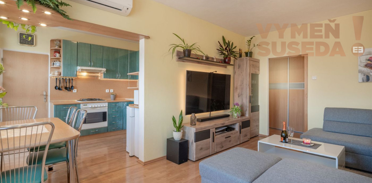 VYMEŇ SUSEDA! -  VÝNIMOČNÝ 3 IZB. BYT S PRIESTRANOU LOGGIOU, VYHĽADÁVANÁ LOKALITA, BA IV, PÚPAVOVA ul., KARLOVÁ VES.