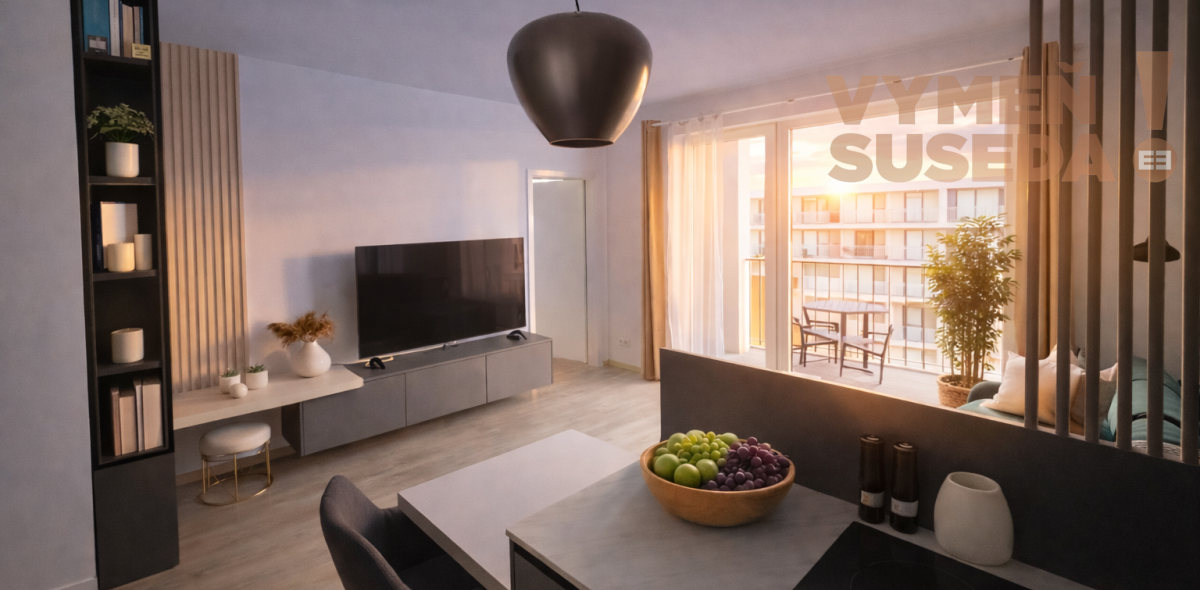 VYMEŇ SUSEDA! – VÝNIMOČNÝ 2-IZB. MODERNÝ BYT S BALKÓNOM, SLNEČNICE, ZUZANY CHALUPOVEJ, BA II.