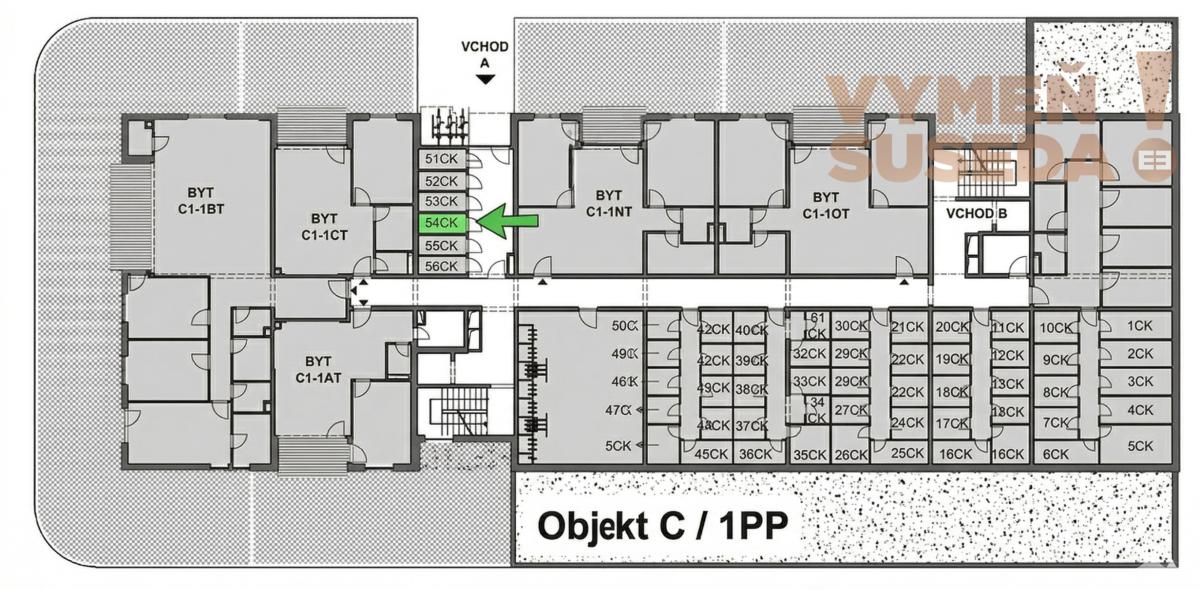 VYMEŇ SUSEDA! – PRIESTRANNÝ 2 IZB. BYT V NOVOSTAVBE S LOGGIOU, GARÁŽOVÝM STÁTÍM A PIVNIČNOU KOBKOU, PROJEKT TERRASY, BRATISLAVA III, RAČA.