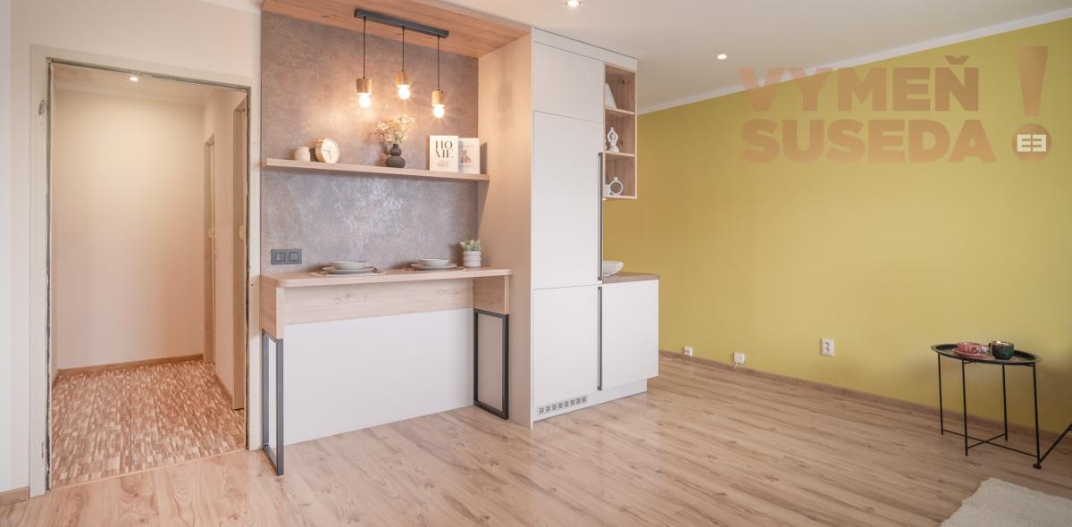 VYMEŇ SUSEDA! – VÝNIMOČNÝ, SLNEČNÝ 2 IZB. BYT S LOGGIOU, ŽILINSKÁ, TRENČÍN - KUBRÁ.