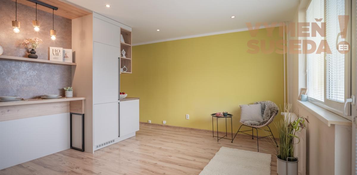 VYMEŇ SUSEDA! – VÝNIMOČNÝ, SLNEČNÝ 2 IZB. BYT S LOGGIOU, ŽILINSKÁ, TRENČÍN - KUBRÁ.