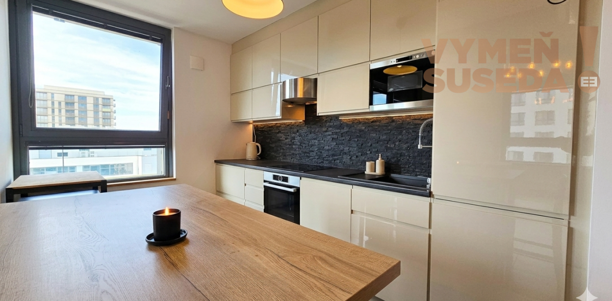 VYMEŇ SUSEDA! – PRENÁJOM VÝNIMOČNÝ 3 IZB. BYT s garážovým státím v novostavbe, Plynárenská ulica