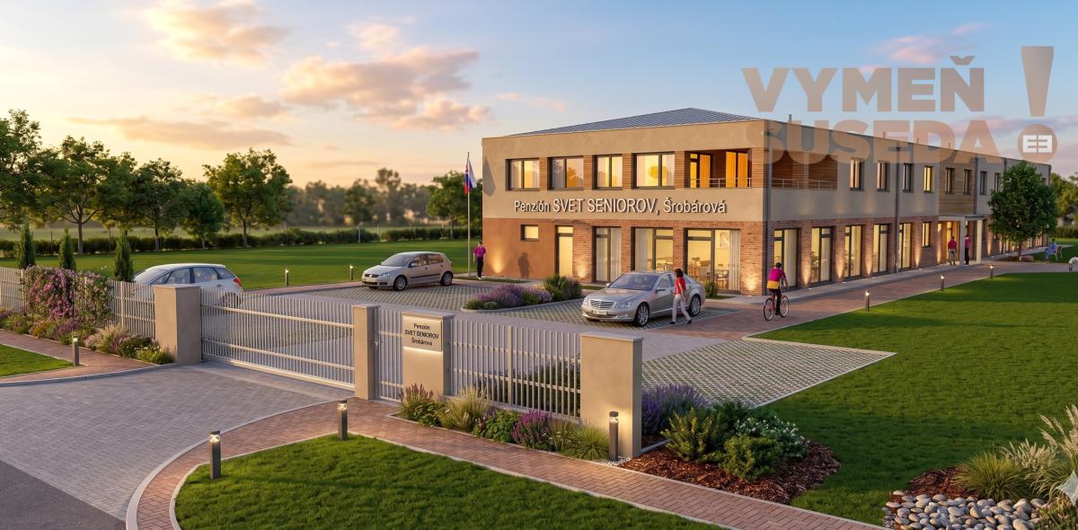 VYMEŇ SUSEDA! - INVESTIČNÁ PRÍLEŽITOSŤ: Projekt „Penzión Svet Seniorov“ s platným stavebným povolením.