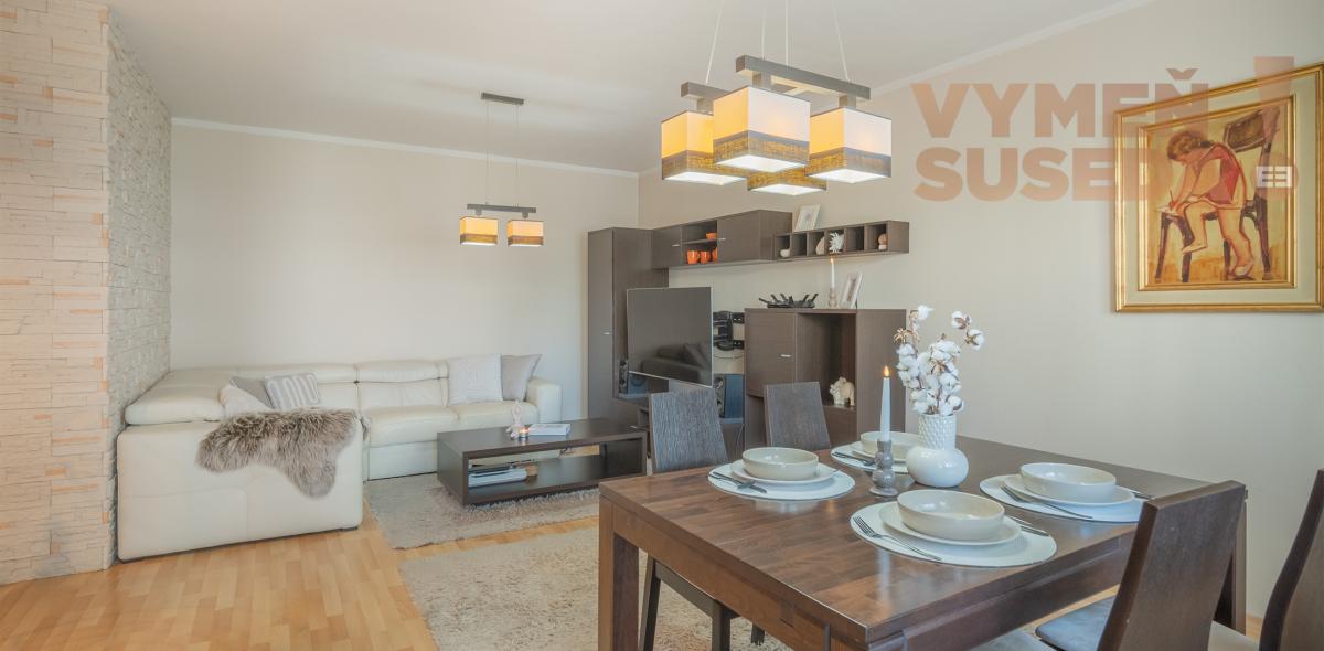 VYMEŇ SUSEDA! - VÝNIMOČNÝ 3 IZB. BYT, NOVOSTAVBA S TERRASOU A BALKÓNOM, VYHĽADÁVANÁ LOKALITA DÚBRAVKA, AGÁTOVÁ UL., BA IV.