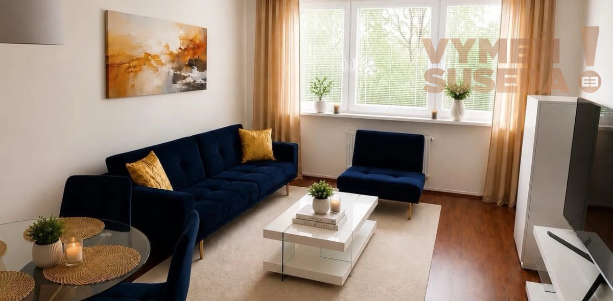 VYMEŇ SUSEDA! – PRIESTRANNÝ 2 IZB. ZARIADENÝ BYT S BALKÓNOM, TOMÁŠIKOVA UL., NOVÉ MESTO, BA III