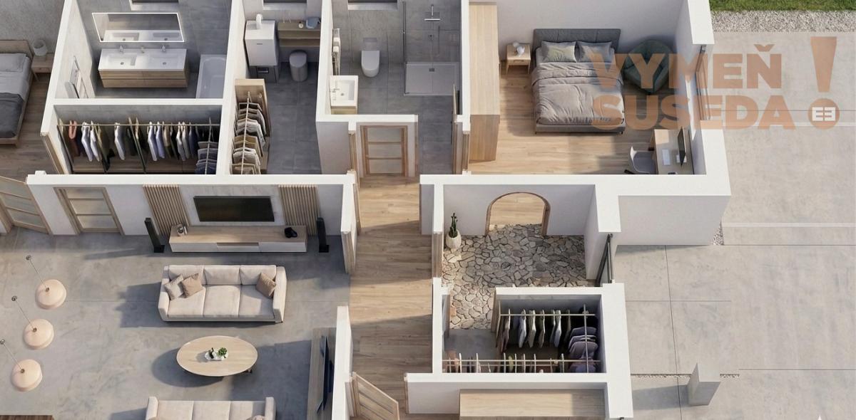 VYMEŇ SUSEDA! – MODERNÁ NOVOSTAVBA 4-IZBOVÉHO RODINNÉHO DOMU S TERASOU, DRAHOVCE