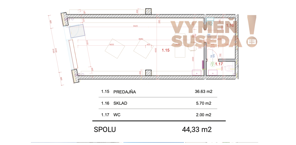 VYMEŇ SUSEDA - Nadštandartné obchodné priestorý na prenájom, Ivanská Cesta 15