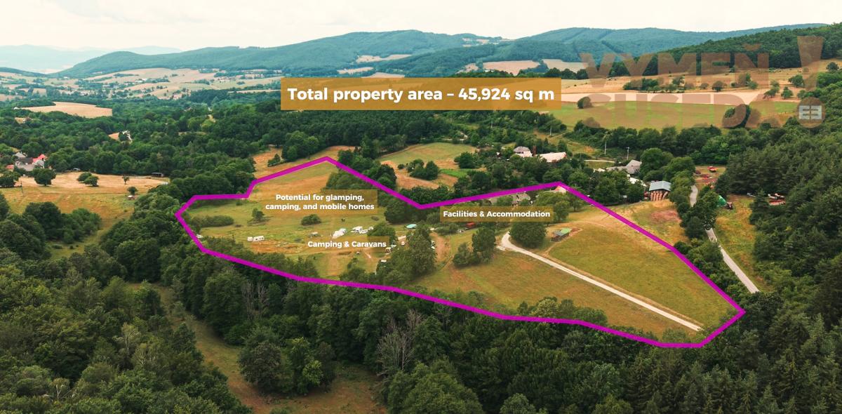Sale of Established Country Resort Modrá Farma | Lodging, Campsite & Huge Investment Potential