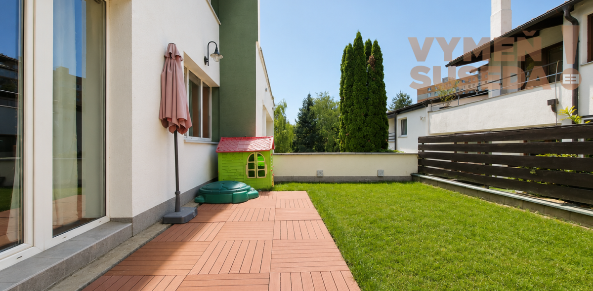 VYMEŇ SUSEDA! – VÝNIMOČNÝ KOMPLETNE ZARIADENÝ 4 IZB. MEZONET, TERASA, 154.03m2, KUKLOVSKÁ UL., BA IV.