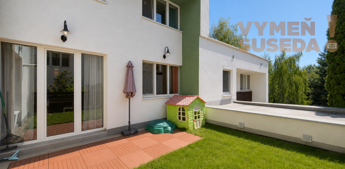 VYMEŇ SUSEDA! – VÝNIMOČNÝ KOMPLETNE ZARIADENÝ 4 IZB. MEZONET, TERASA, 154.03m2, KUKLOVSKÁ UL., BA IV.