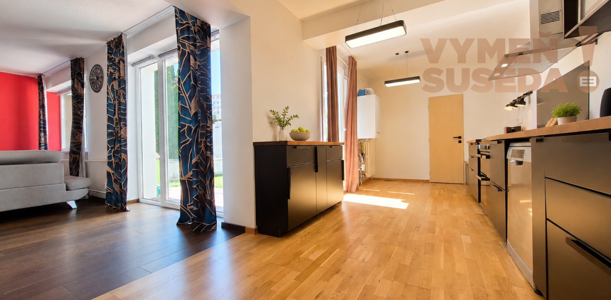 VYMEŇ SUSEDA! – VÝNIMOČNÝ KOMPLETNE ZARIADENÝ 4 IZB. MEZONET, TERASA, 154.03m2, KUKLOVSKÁ UL., BA IV.
