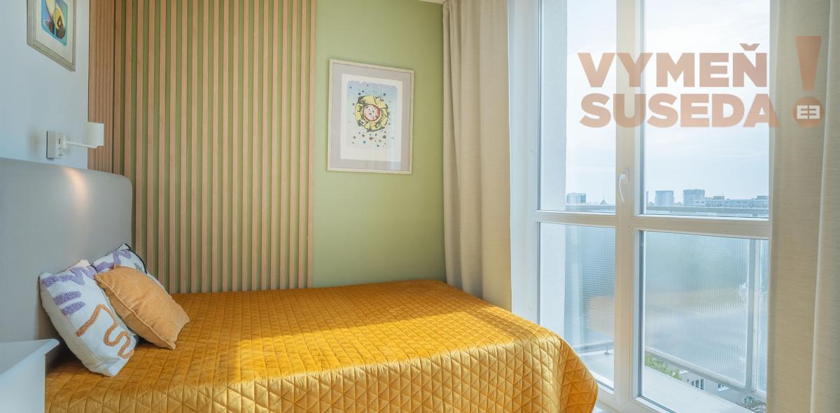 VYMEŇ SUSEDA! - VÝNIMOČNÝ 2 IZB. ZREKONŠTRUOVANÝ BYT, BALKÓNOM, VYHĽADÁVANÁ LOKALITA RUŽINOV, ASTROVÁ UL., BA II.