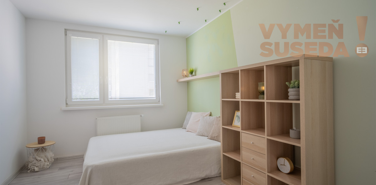 VYMEŇ SUSEDA! - Výnimočný kompletne zrekonštruovaný 3 izb. byt s loggiou, prerobený na 4 izb byt, Markova ul., BA V, Petržalka.