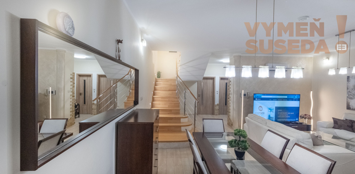 VYMEŇ SUSEDA – PRIESTOR PRE KANCELÁRIU ALEBO FIRMU 380 m2 SO ZÁHRADOU A GARÁŽOU, DUNAJSKÁ STREDA - CENTRUM.
