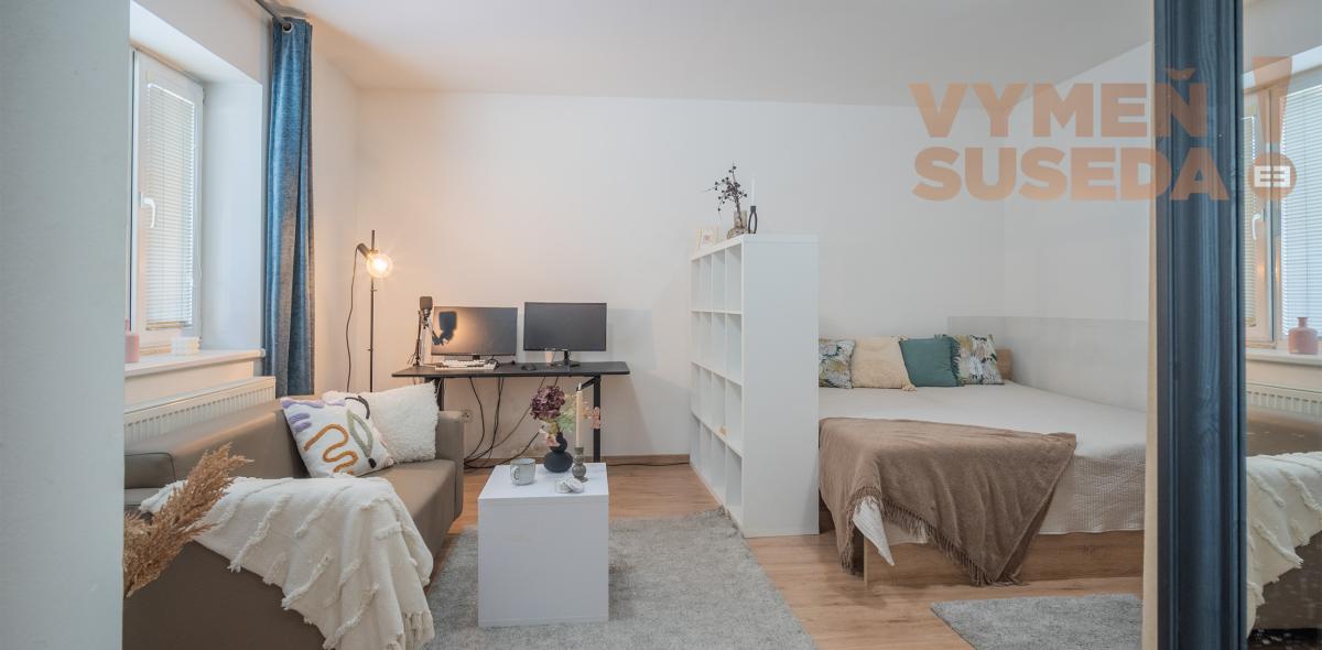 VYMEŇ SUSEDA! – VÝNIMOČNÝ 1-izb. byt s terasou TEHLA, MIEROVÁ UL., BRATISLAVA II PRIEVOZ