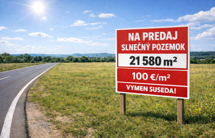 VYMEŇ SUSEDA! - VÝNIMOČNÝ INVESTIČNÝ POZEMOK, REKREAČNÁ ZÓNA S VEĽKÝM POTENCIÁLOM, V OBCI DUNAJSKÁ LUŽNÁ
